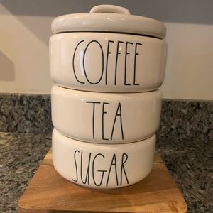 🍁Rae Dunn🍁 Coffee, Tea, Sugar Stacking Canister